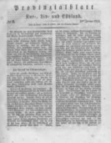 Provinzialblatt f&uuml;r Kur-, Liv- und Esthland. 1834.01.18 No3