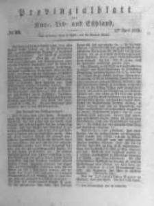 Provinzialblatt für Kur-, Liv- und Esthland. 1834.04.19 No16