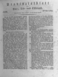 Provinzialblatt f&uuml;r Kur-, Liv- und Esthland. 1834.04.26 No17