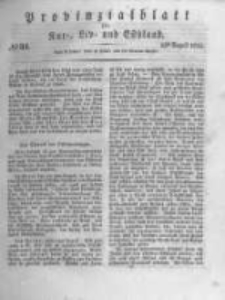 Provinzialblatt für Kur-, Liv- und Esthland. 1834.08.23 No34