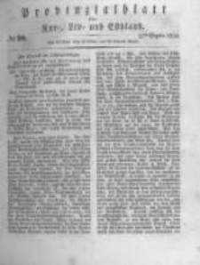 Provinzialblatt f&uuml;r Kur-, Liv- und Esthland. 1834.09.27 No39