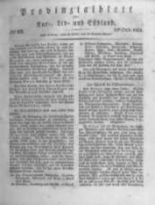 Provinzialblatt f&uuml;r Kur-, Liv- und Esthland. 1834.10.25 No43