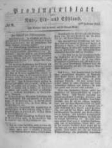 Provinzialblatt f&uuml;r Kur-, Liv- und Esthland. 1835.02.28 No9