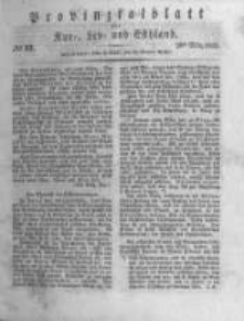 Provinzialblatt f&uuml;r Kur-, Liv- und Esthland. 1835.03.28 No13