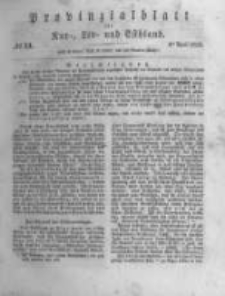 Provinzialblatt für Kur-, Liv- und Esthland. 1835.04.04 No14