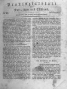 Provinzialblatt f&uuml;r Kur-, Liv- und Esthland. 1835.05.23 No21