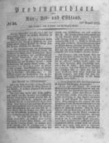 Provinzialblatt f&uuml;r Kur-, Liv- und Esthland. 1835.08.22 No34