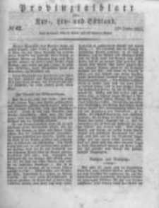 Provinzialblatt f&uuml;r Kur-, Liv- und Esthland. 1835.10.17 No42