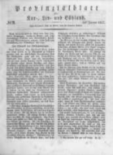Provinzialblatt f&uuml;r Kur-, Liv- und Esthland. 1837.01.14 No2