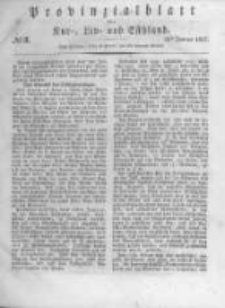 Provinzialblatt f&uuml;r Kur-, Liv- und Esthland. 1837.01.21 No3