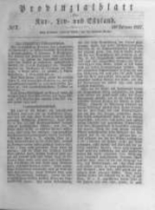 Provinzialblatt für Kur-, Liv- und Esthland. 1837.02.18 No7