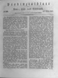 Provinzialblatt f&uuml;r Kur-, Liv- und Esthland. 1837.03.11 No10