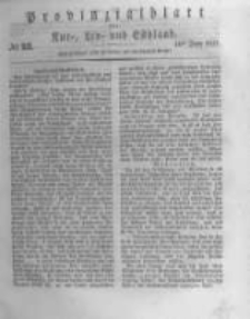 Provinzialblatt f&uuml;r Kur-, Liv- und Esthland. 1837.06.10 No23