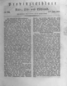Provinzialblatt f&uuml;r Kur-, Liv- und Esthland. 1837.06.17 No24