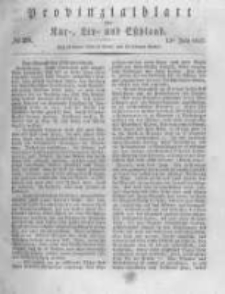 Provinzialblatt f&uuml;r Kur-, Liv- und Esthland. 1837.07.15 No28