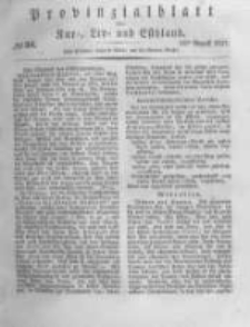 Provinzialblatt f&uuml;r Kur-, Liv- und Esthland. 1837.08.26 No34