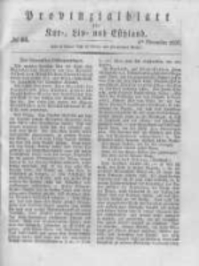 Provinzialblatt f&uuml;r Kur-, Liv- und Esthland. 1837.11.04 No44
