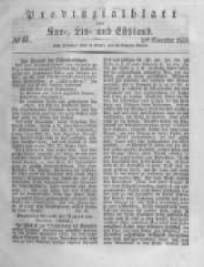 Provinzialblatt f&uuml;r Kur-, Liv- und Esthland. 1837.11.25 No47