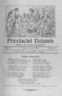 Przyjaciel Dziatek: pisemko dla dziatwy ewangelickiej. 1924 R.1 nr3