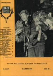 Łowiec Polski 1960 Nr4