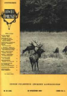 Łowiec Polski 1960 Nr18