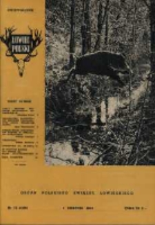 Łowiec Polski 1962 Nr15