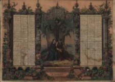 Kalendarz ścienny na rok 1860