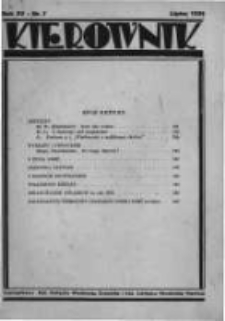 Kierownik: czasopismo Kat. Związku Młodzieży Żeńskiej i Kat. Związku Młodzieży Męskiej. 1936 R.15 nr7