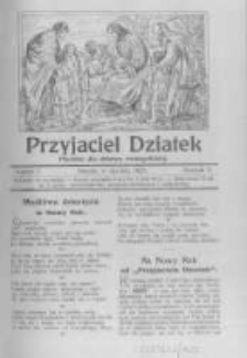 Przyjaciel Dziatek: pisemko dla dziatwy ewangelickiej. 1925 R.2 nr1