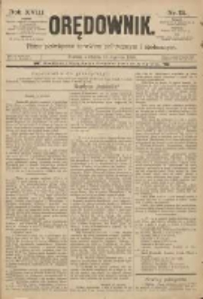 Orędownik: pismo poświęcone sprawom politycznym i sp&oacute;łecznym 1888.01.15 R.18 Nr12