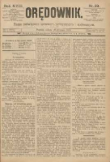 Orędownik: pismo poświęcone sprawom politycznym i sp&oacute;łecznym 1888.01.28 R.18 Nr23