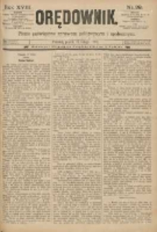 Orędownik: pismo poświęcone sprawom politycznym i spółecznym 1888.02.17 R.18 Nr39