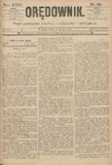 Orędownik: pismo poświęcone sprawom politycznym i sp&oacute;łecznym 1888.02.29 R.18 Nr49