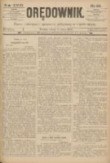 Orędownik: pismo poświęcone sprawom politycznym i spółecznym 1888.03.17 R.18 Nr64