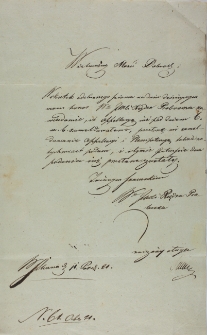 List do Kongregacji św. Filipa Nerii 10.10.1821