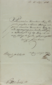 Wyw&oacute;d appellacyjny w sprawie Molinary 10.11.1821