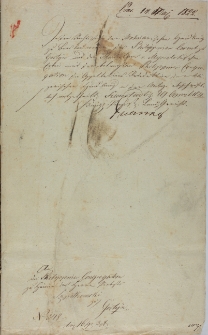 List do ks. proboszcza Szpetkowskiego 14.05.1822