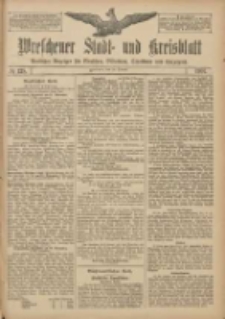 Wreschener Stadt und Kreisblatt: amtlicher Anzeiger f&uuml;r Wreschen, Miloslaw, Strzalkowo und Umgegend 1907.10.26 Nr128