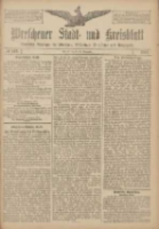 Wreschener Stadt und Kreisblatt: amtlicher Anzeiger für Wreschen, Miloslaw, Strzalkowo und Umgegend 1907.11.30 Nr143