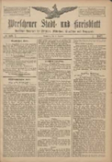 Wreschener Stadt und Kreisblatt: amtlicher Anzeiger für Wreschen, Miloslaw, Strzalkowo und Umgegend 1907.12.12 Nr148