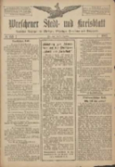 Wreschener Stadt und Kreisblatt: amtlicher Anzeiger für Wreschen, Miloslaw, Strzalkowo und Umgegend 1907.12.21 Nr152