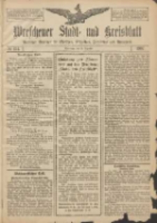 Wreschener Stadt und Kreisblatt: amtlicher Anzeiger f&uuml;r Wreschen, Miloslaw, Strzalkowo und Umgegend 1907.12.28 Nr154