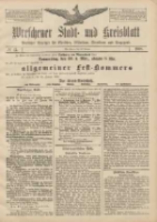 Wreschener Stadt und Kreisblatt: amtlicher Anzeiger f&uuml;r Wreschen, Miloslaw, Strzalkowo und Umgegend 1908.01.30 Nr13