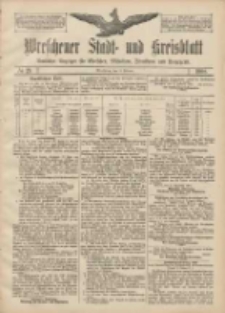 Wreschener Stadt und Kreisblatt: amtlicher Anzeiger f&uuml;r Wreschen, Miloslaw, Strzalkowo und Umgegend 1908.02.18 Nr21