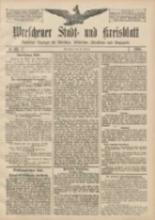 Wreschener Stadt und Kreisblatt: amtlicher Anzeiger f&uuml;r Wreschen, Miloslaw, Strzalkowo und Umgegend 1908.02.22 Nr22