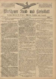 Wreschener Stadt und Kreisblatt: amtlicher Anzeiger f&uuml;r Wreschen, Miloslaw, Strzalkowo und Umgegend 1908.04.09 Nr43