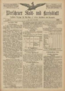 Wreschener Stadt und Kreisblatt: amtlicher Anzeiger f&uuml;r Wreschen, Miloslaw, Strzalkowo und Umgegend 1908.04.28 Nr50