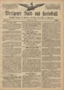 Wreschener Stadt und Kreisblatt: amtlicher Anzeiger f&uuml;r Wreschen, Miloslaw, Strzalkowo und Umgegend 1908.05.14 Nr57