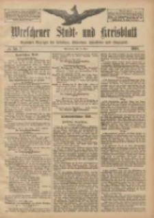 Wreschener Stadt und Kreisblatt: amtlicher Anzeiger f&uuml;r Wreschen, Miloslaw, Strzalkowo und Umgegend 1908.05.16 Nr58