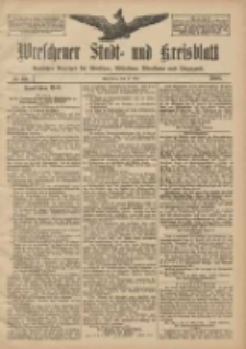 Wreschener Stadt und Kreisblatt: amtlicher Anzeiger f&uuml;r Wreschen, Miloslaw, Strzalkowo und Umgegend 1908.05.21 Nr60